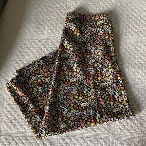 Loft midi floral skirt